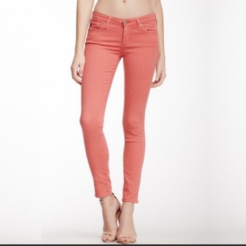 AG Stevie Polka Dot Jeans